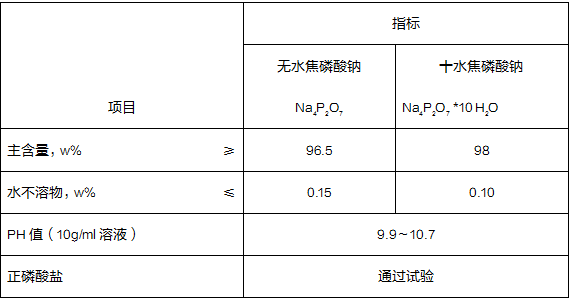 焦磷酸钠